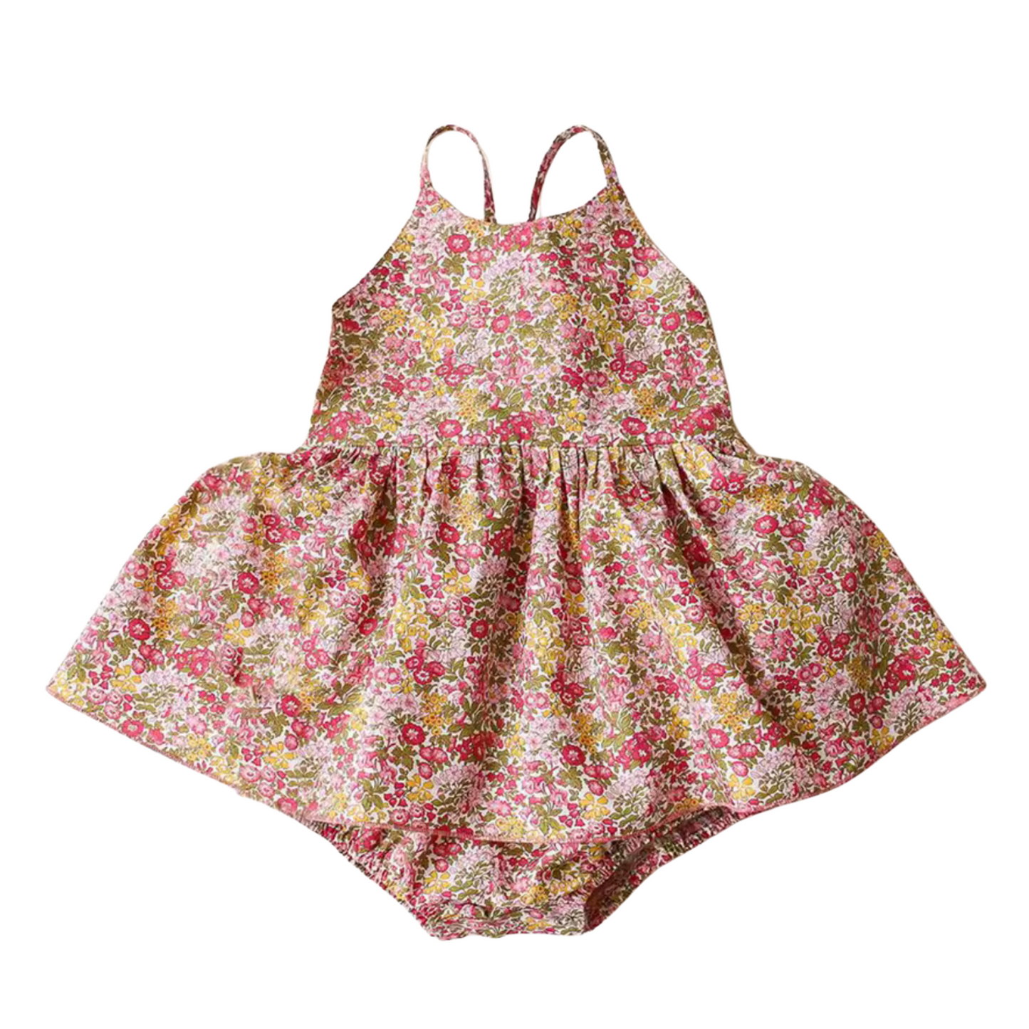 Elaine Cross Back Romper
