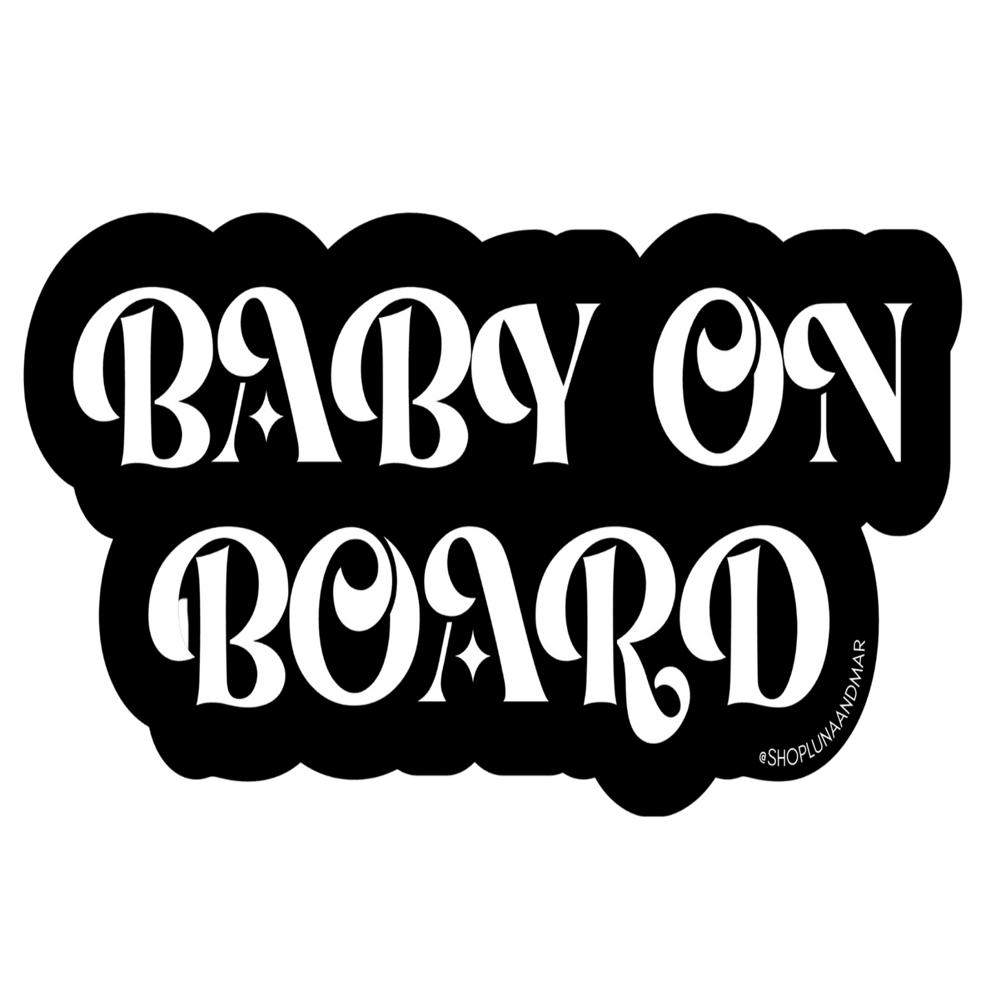 Baby On Board Sticker