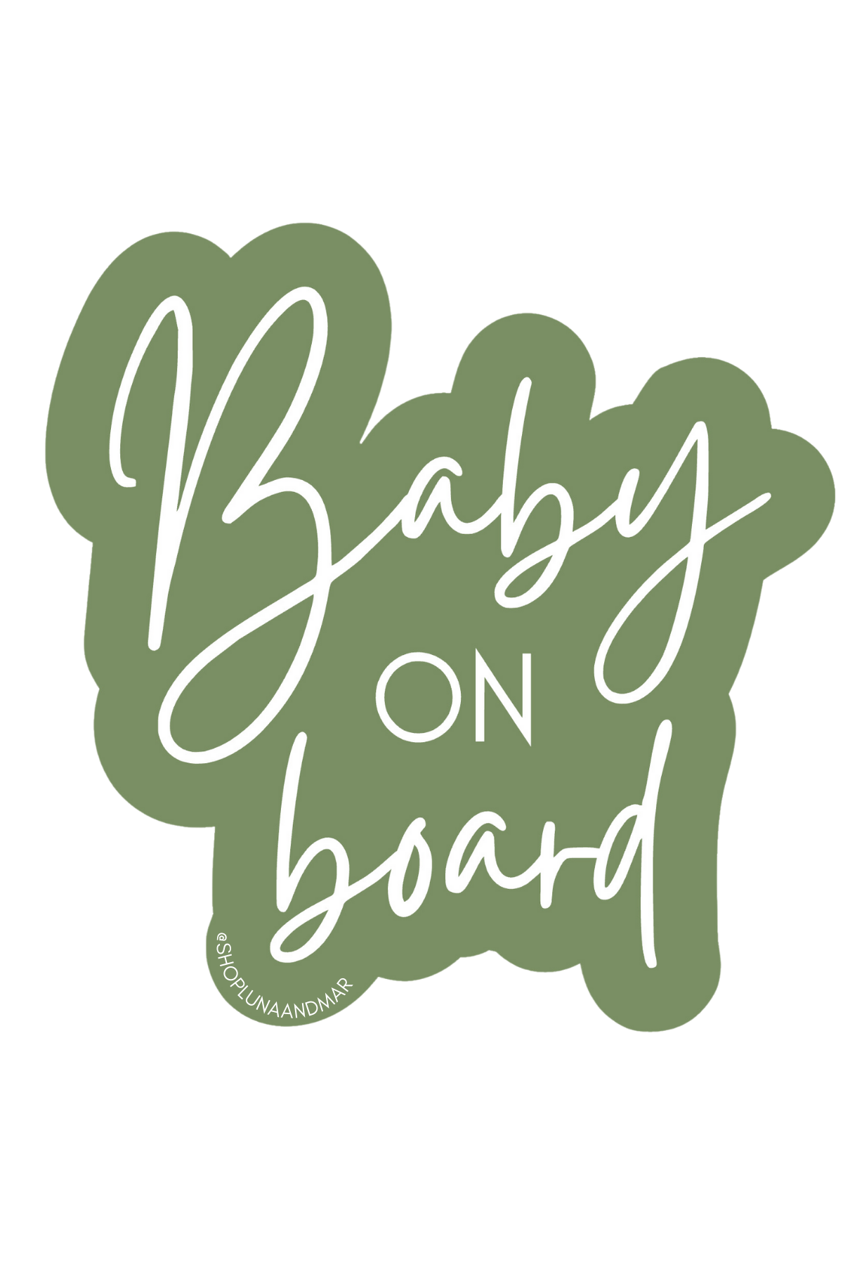 Baby On Board Sticker