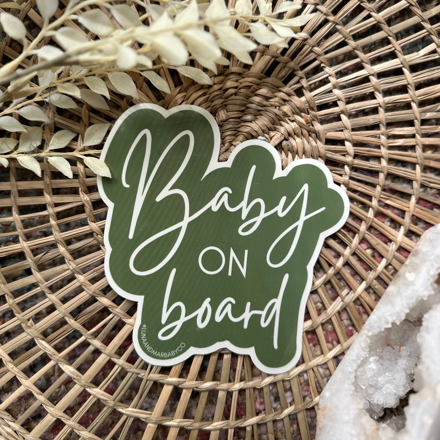 Baby On Board Sticker