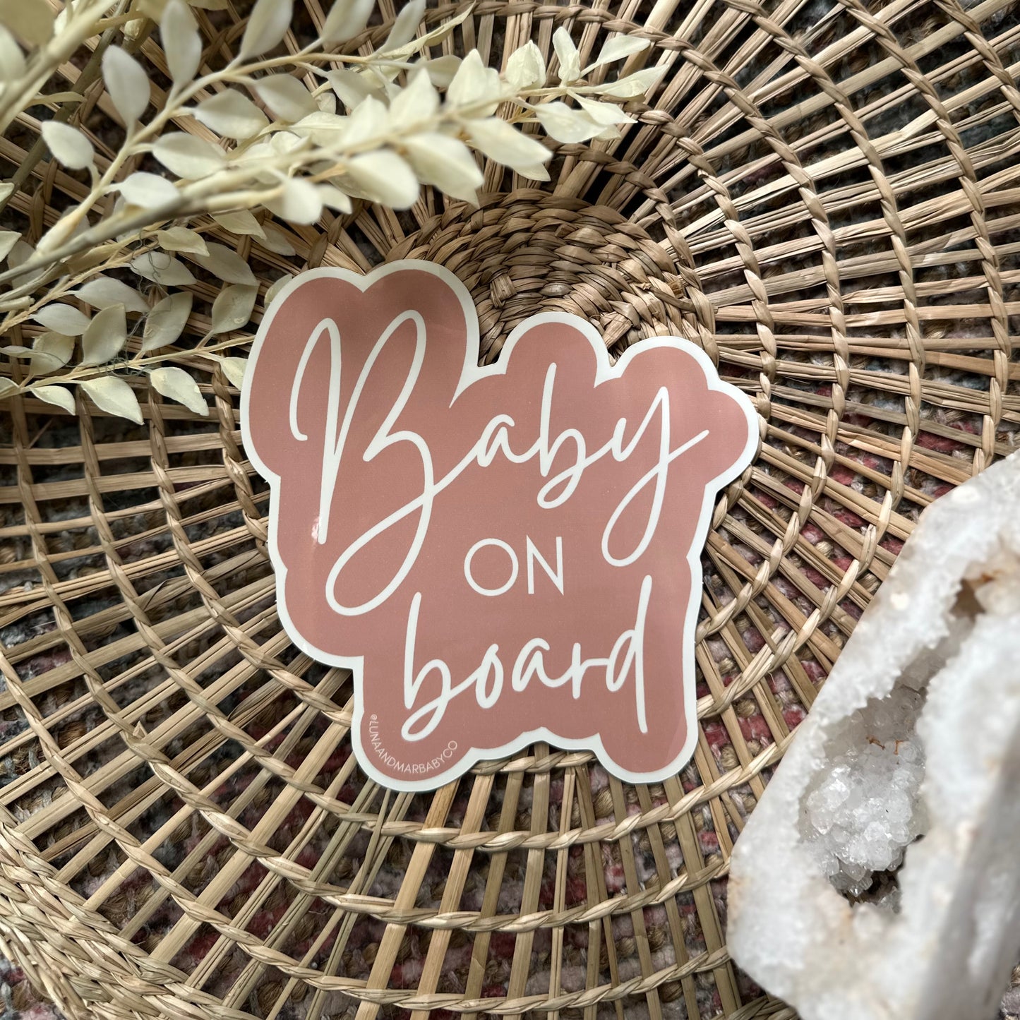 Baby On Board Sticker