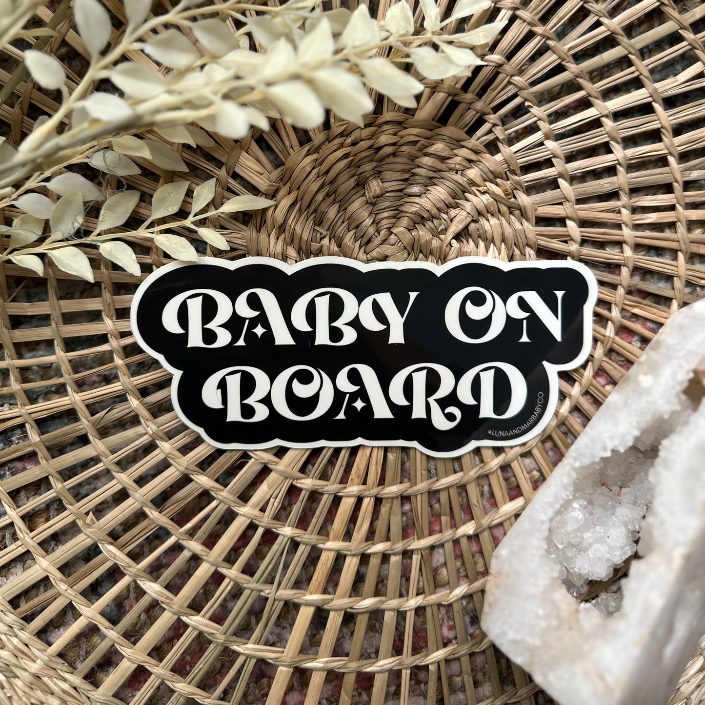 Baby On Board Sticker