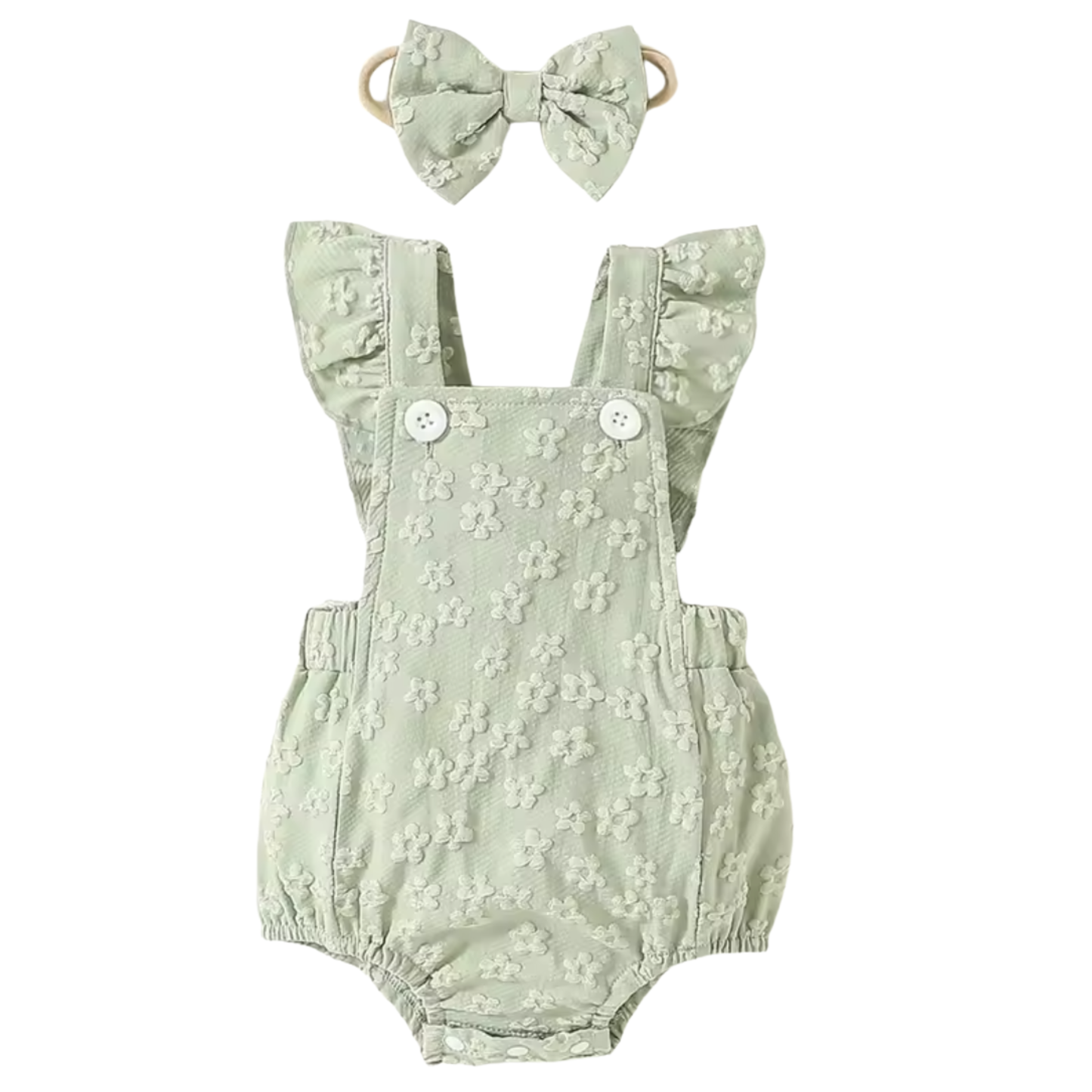 Daisy Print Romper