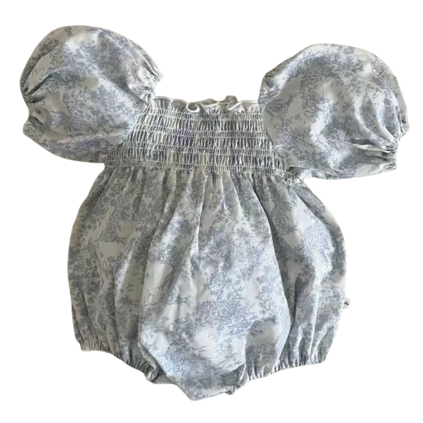Floral Toile Bubble Romper