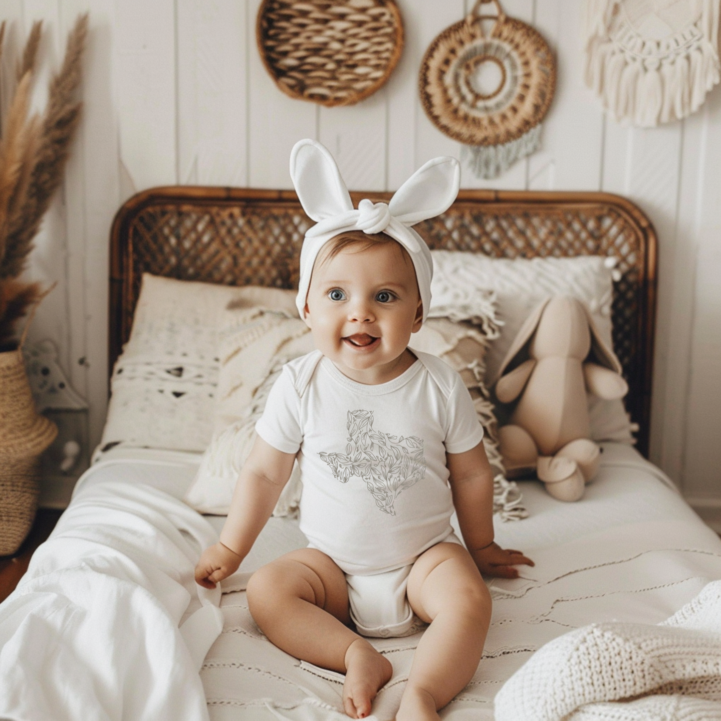 "Floral Texas" Onesie