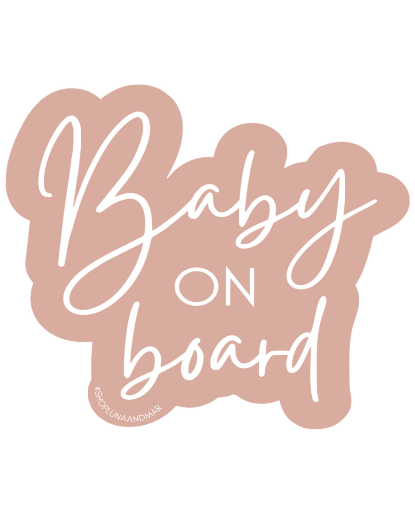 Baby On Board Sticker
