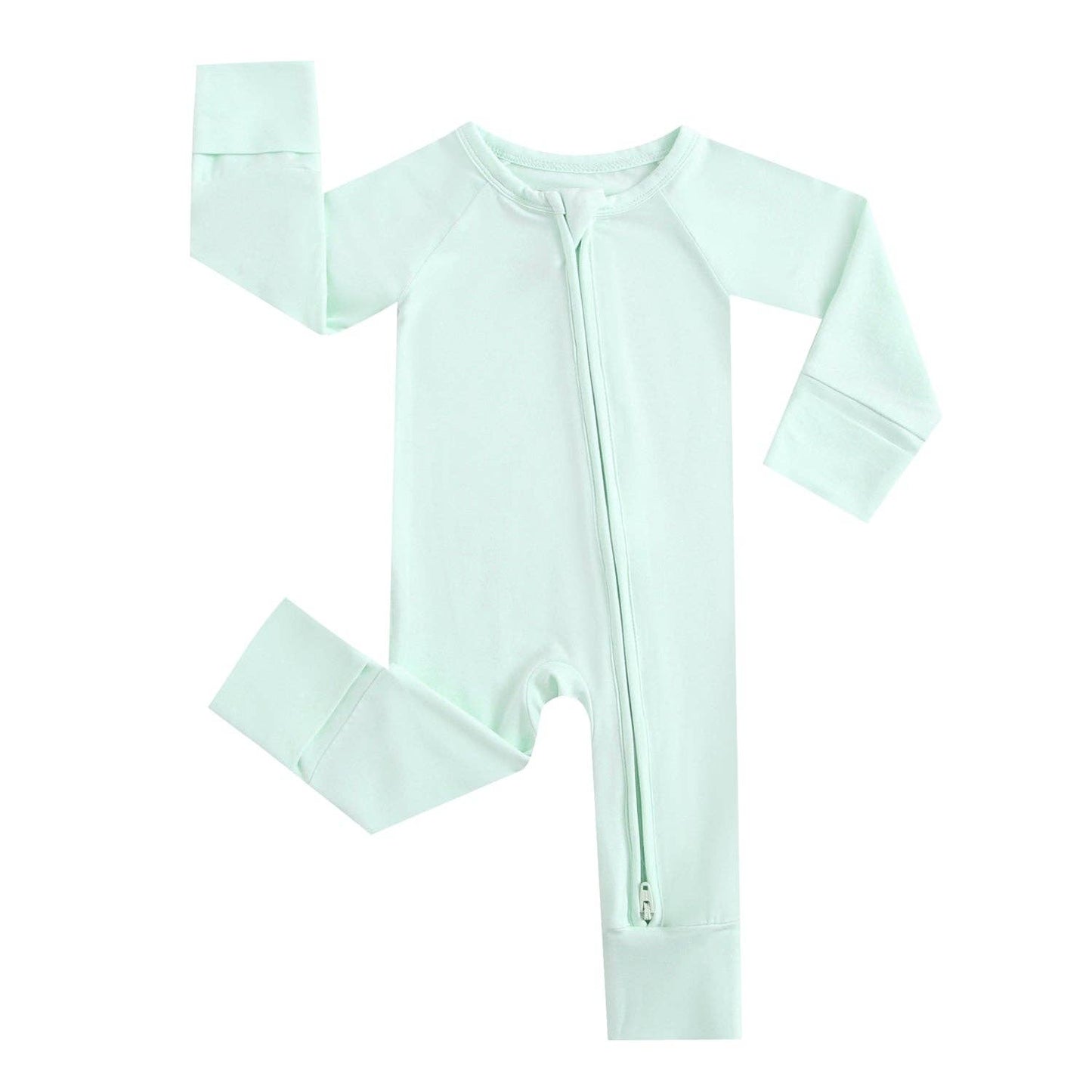 Meadow Zippered Romper Unisex Preemie Bamboo Sleeper