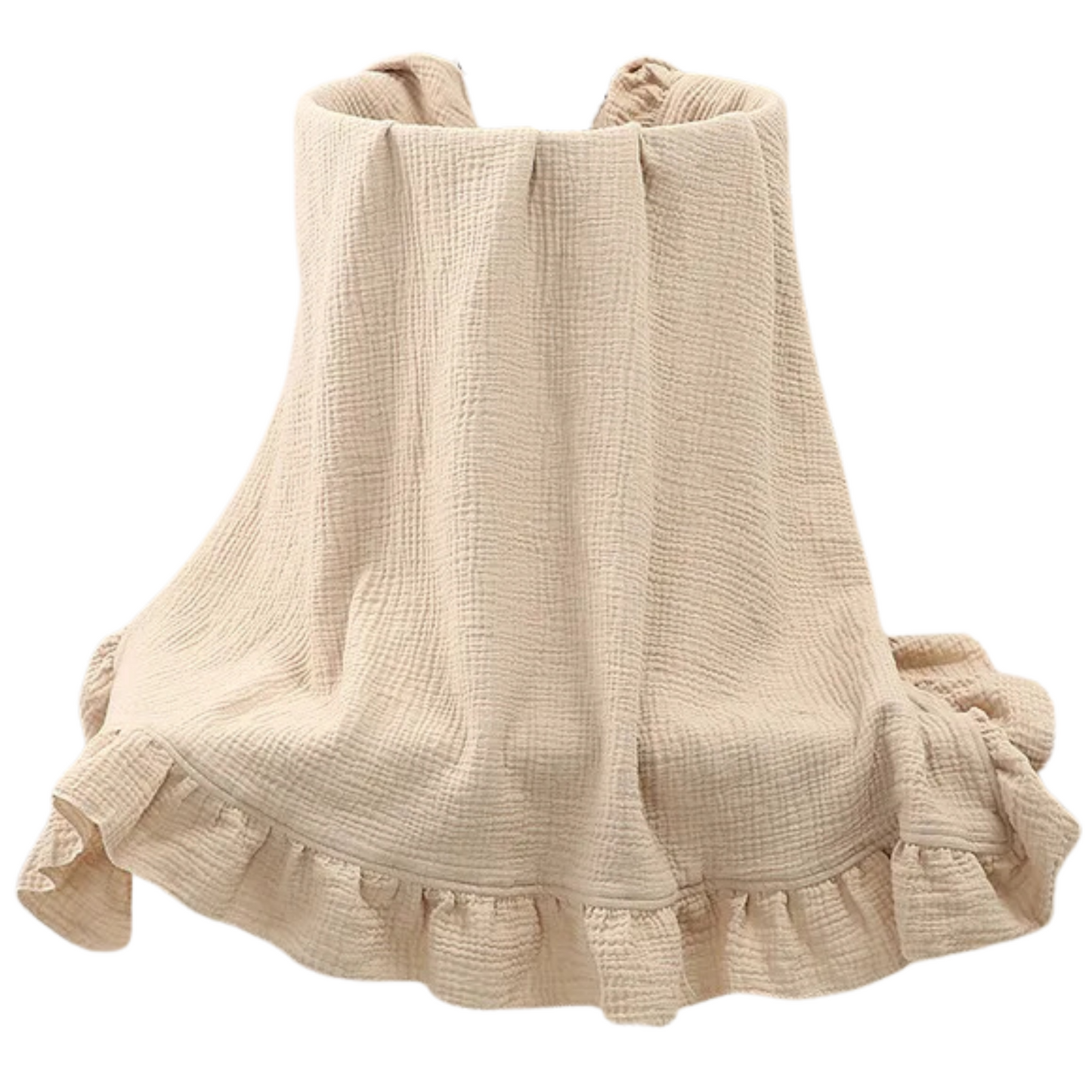 Solid Ruffle Blanket