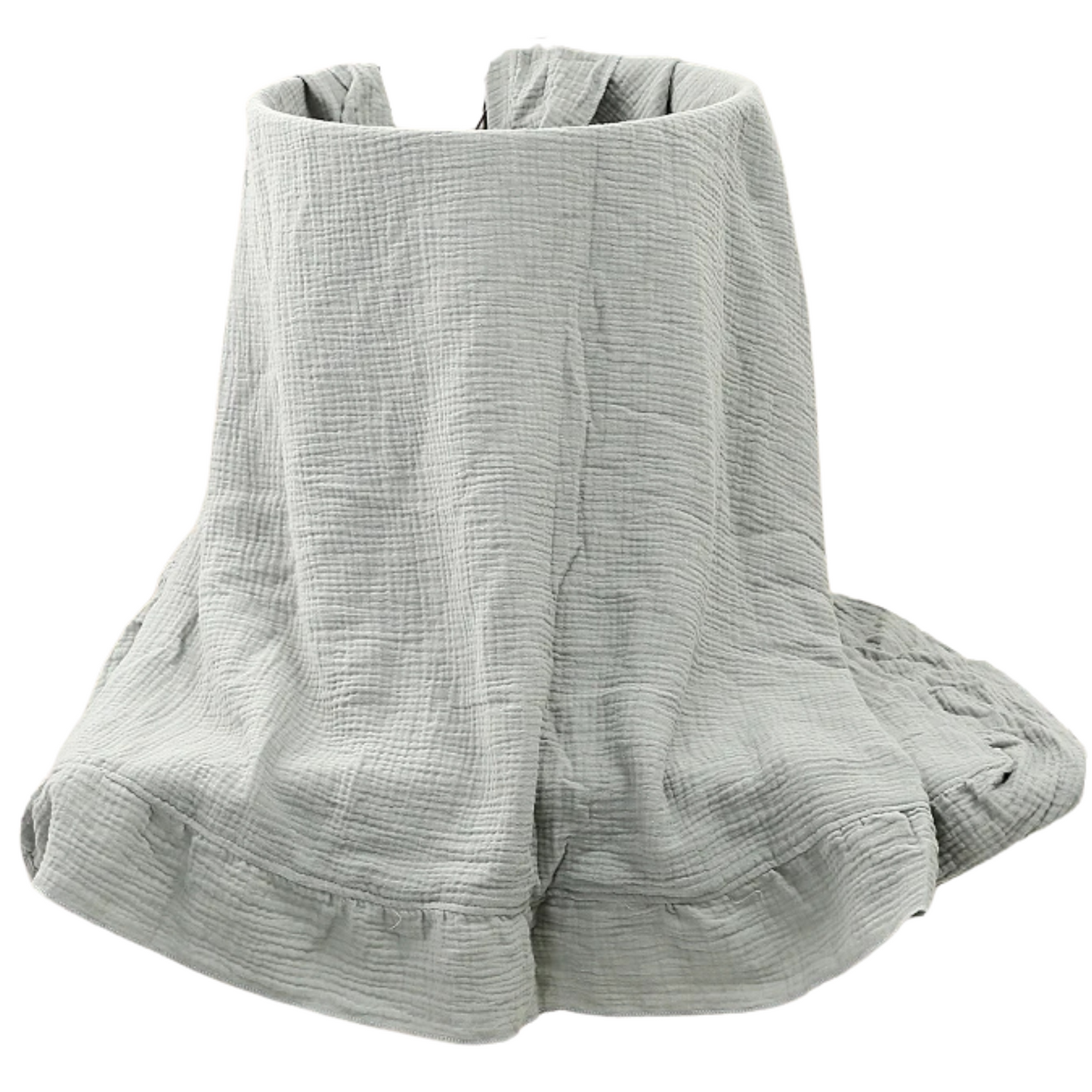 Solid Ruffle Blanket