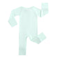 Meadow Zippered Romper Unisex Preemie Bamboo Sleeper