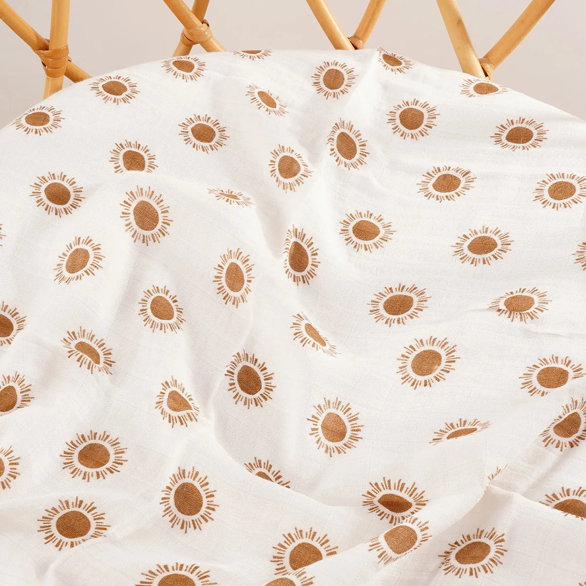 Boho Sun Printed Muslin Swaddle