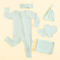 Meadow Zippered Romper Unisex Preemie Bamboo Sleeper