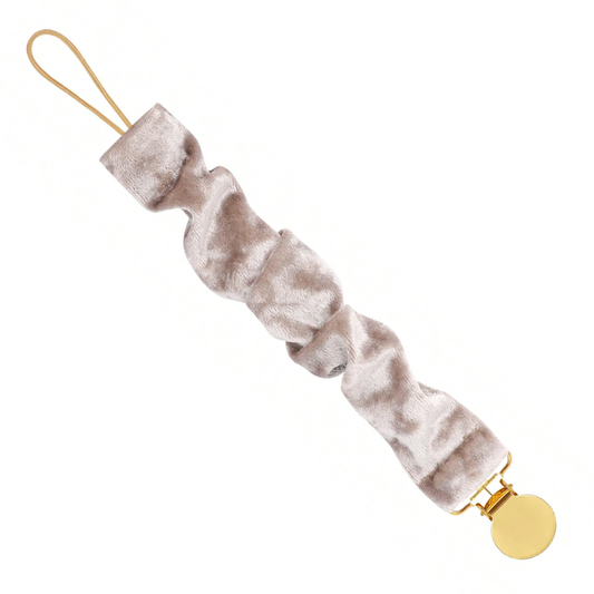 Velvet Pacifier Clip