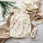 Tulip Print Bubble Romper