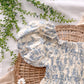 Floral Toile Bubble Romper