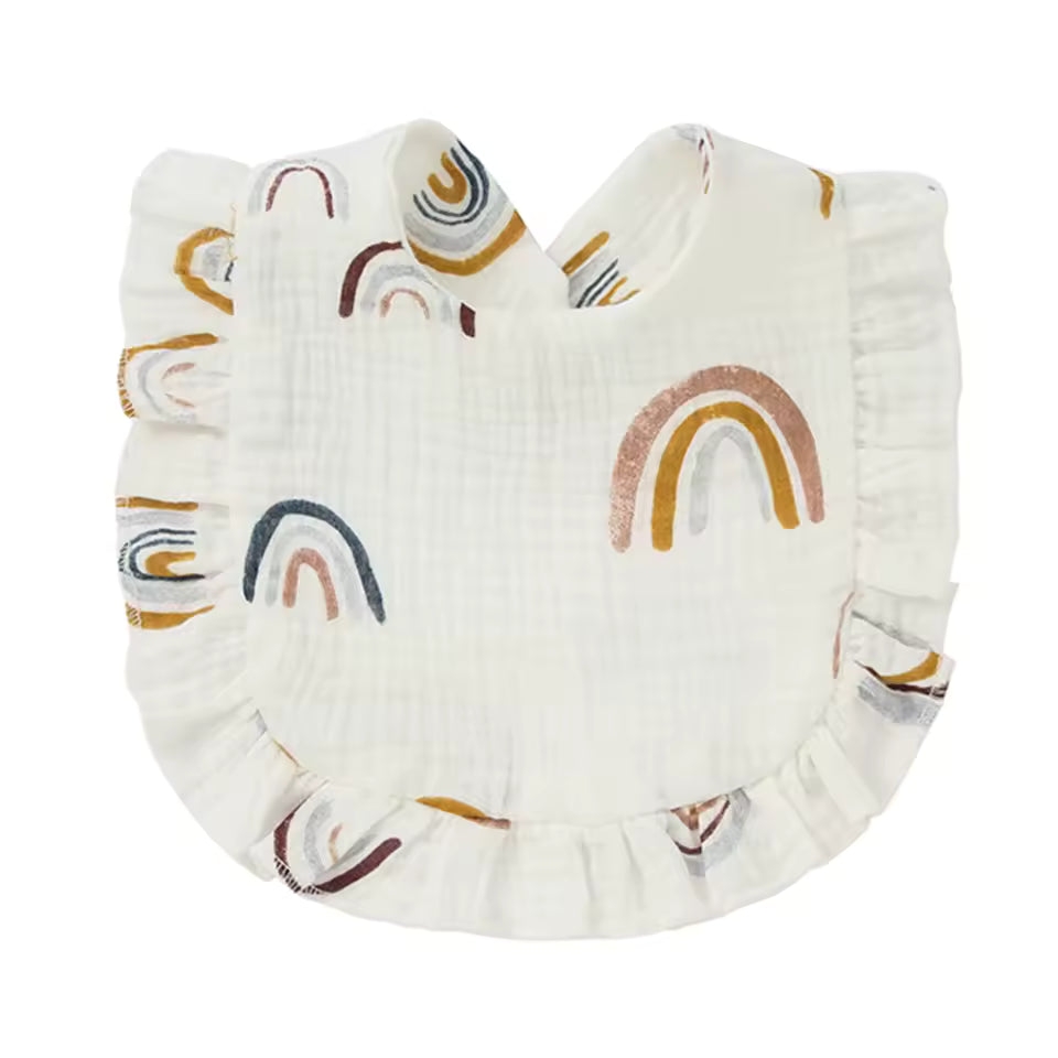Printed Ruffle Bib