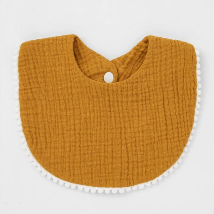 Solid Trimmed Bib