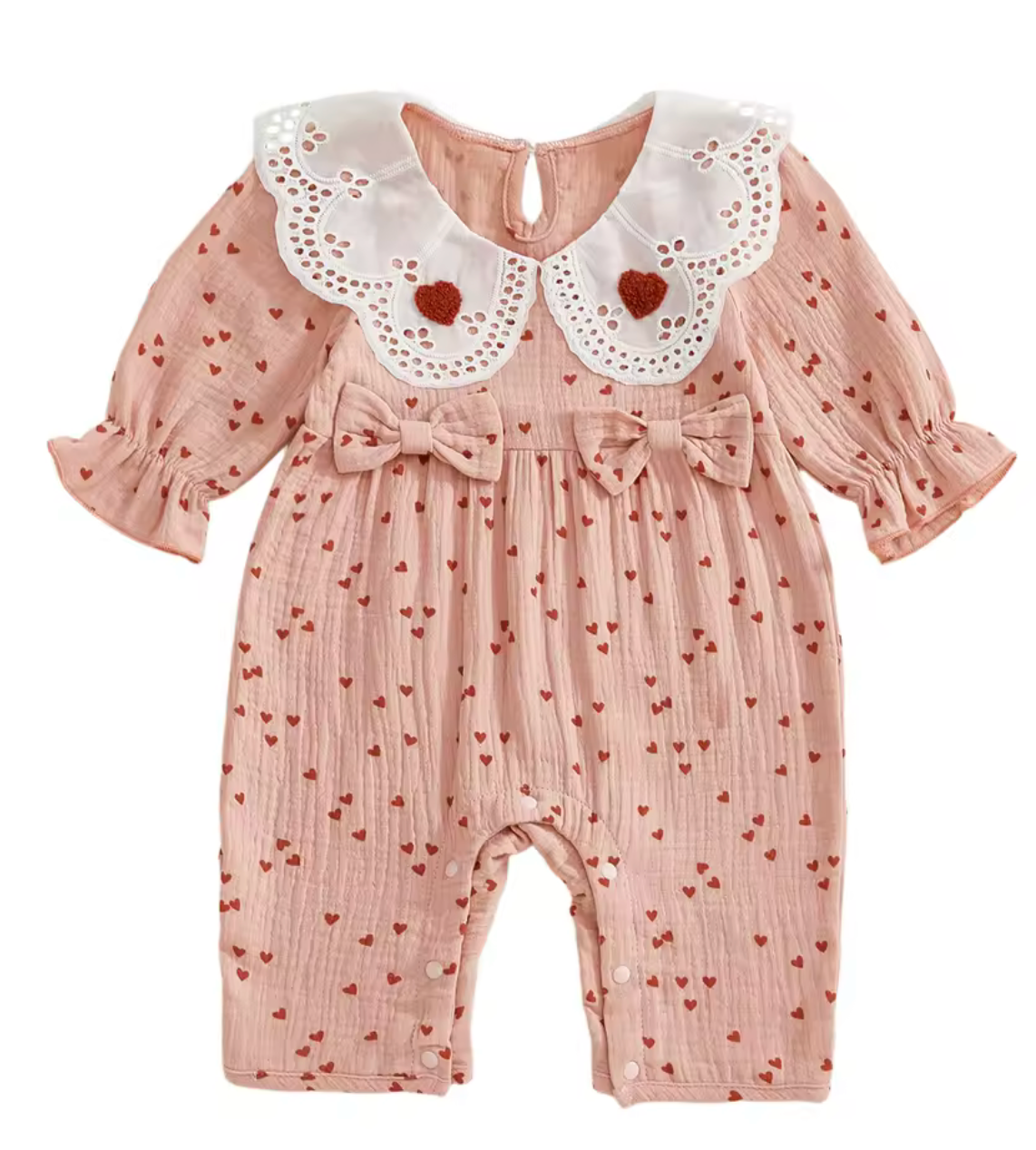 Heart Print Jumpsuit